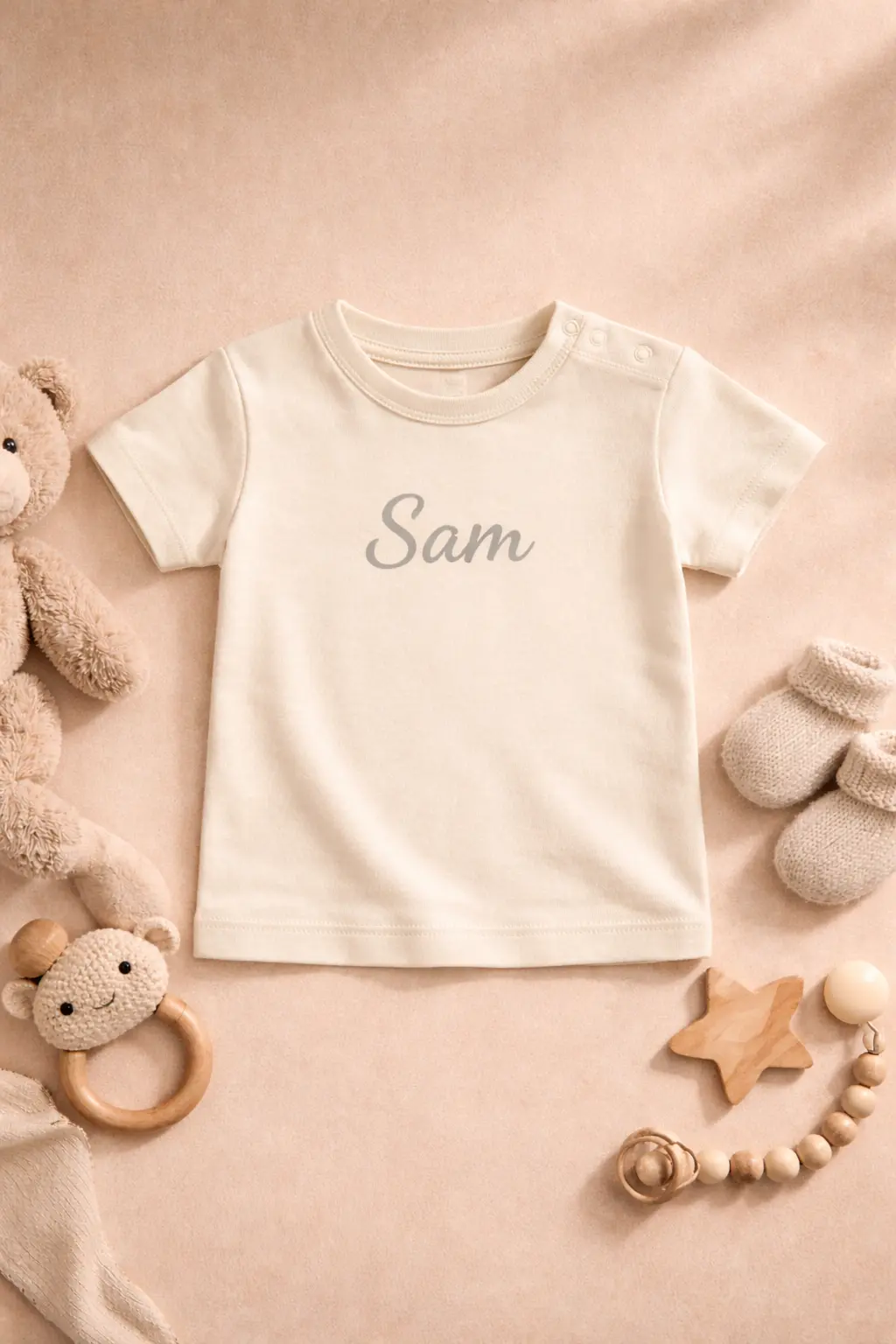 Baby T-Shirt Bedrukken met Naam | Gepersonaliseerd | Toet.store